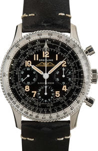 Pre-Owned Breitling Navitimer Stainless Steel on Leather Strap