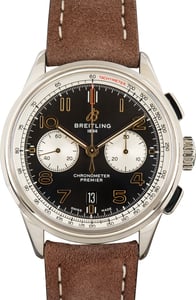 Pre-Owned Breitling Premier B01 Chronograph 42 Norton Black Dial