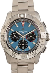 Factory Stickered Breitling Super Avenger B01 Chronograph 46 Blue Dial
