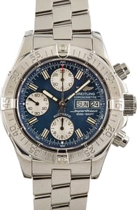 Breitling Superocean 42MM Stainless Steel, Timing Bezel Blue Index Dial, Chronograph (2006)