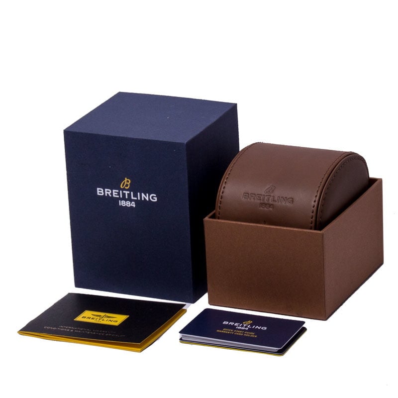 Pre-Owned Breitling Super Chronomat Stainless Steel & 18k Red Gold
