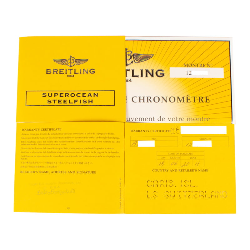 Pre-Owned Breitling Superocean Steelfish