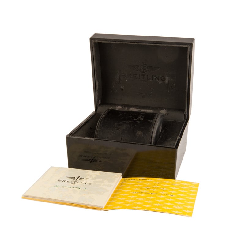 Pre-owned Breitling Superocean Ref A17040 Black Dial