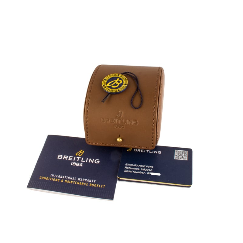 Breitling Endurance Pro 44 Breitlight Black Dial Yellow Strap