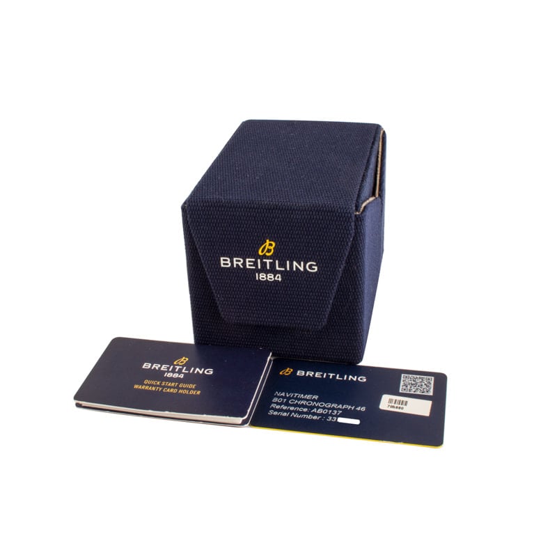 Used Breitling Navitimer B01 Chronograph 46 Black Dial