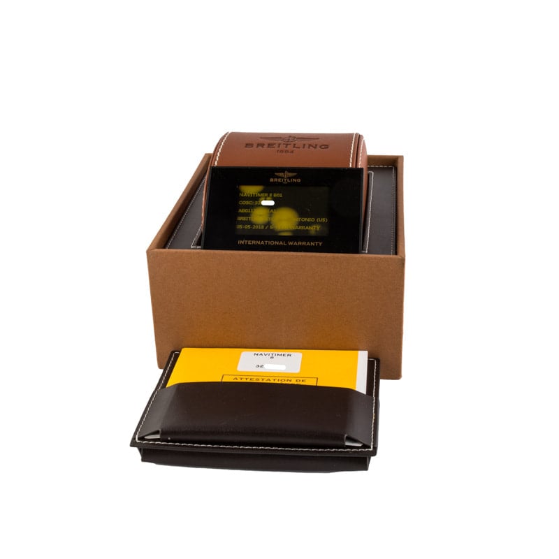 Pre-owned Breitling Navitimer 8 B01 Chronograph 43 Black Dial