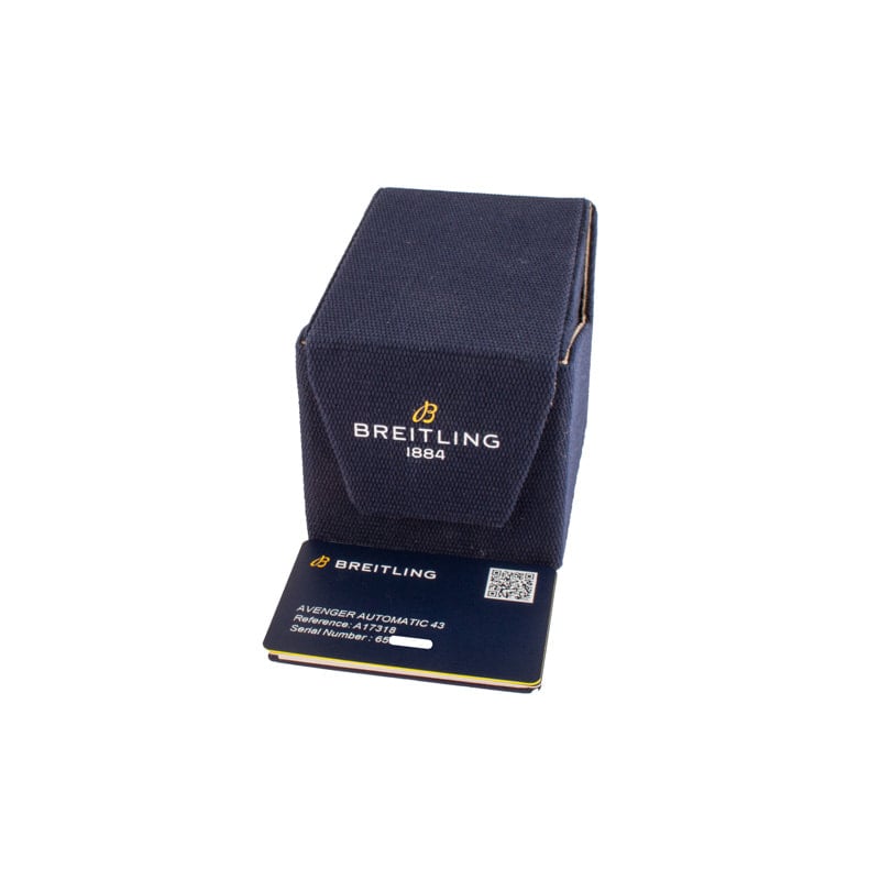 Pre-owned Breitling Avenger Automatic 43 Stainless Steel