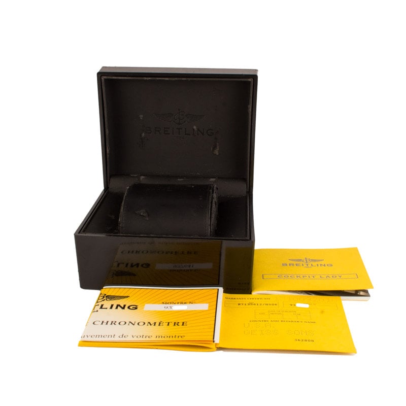 Breitling Ladies Cockpit Quartz Yellow Gold