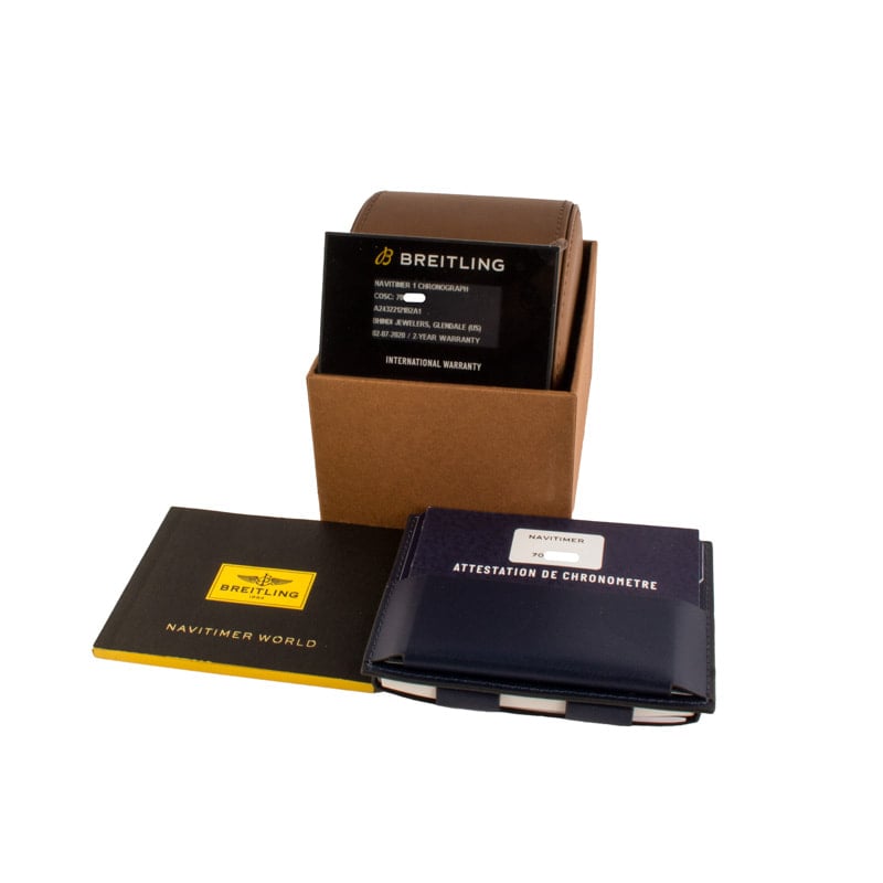 Pre-Owned Breitling Navitimer Chronograph Black Dial