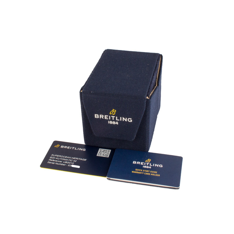 Pre-owned Breitling Superocean Heritage B20 42 Blue Dial