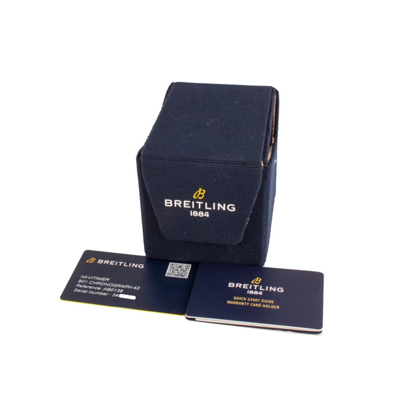 Used Breitling Navitimer B01 Chronograph 43 Blue Dial