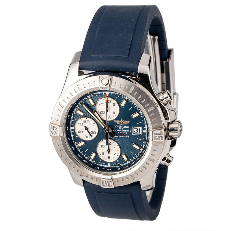 New Breitling Colt Chronograph Stainless Steel Black Dial