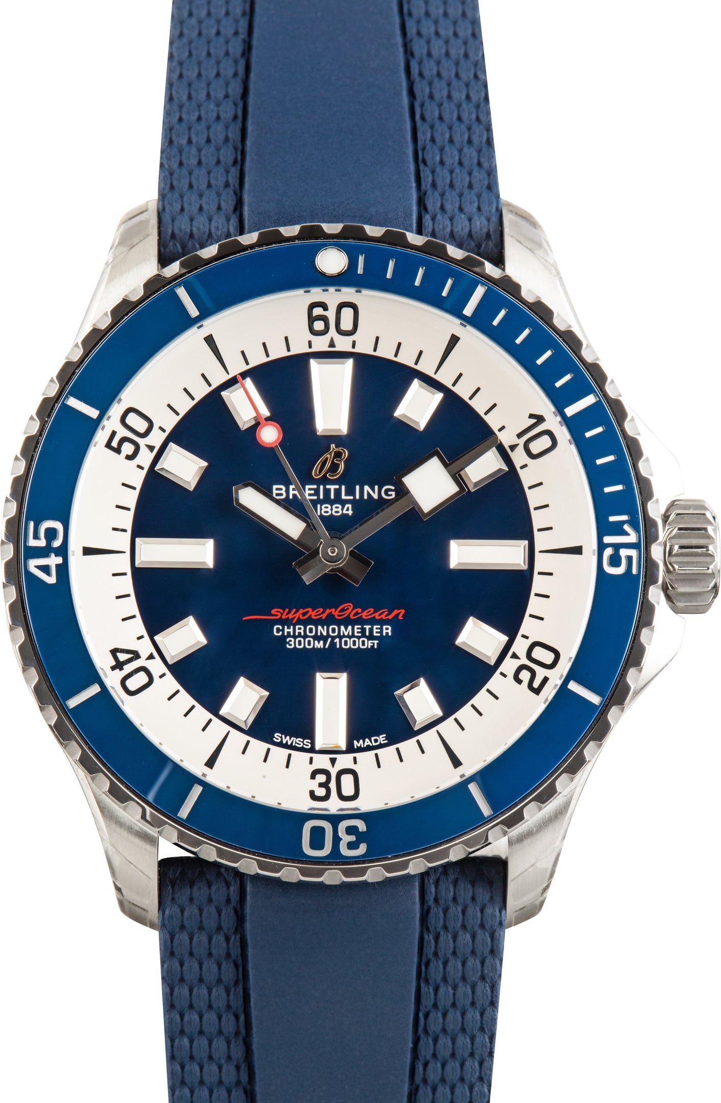 Factory Stickered Breitling Superocean Automatic 42 Blue Dial
