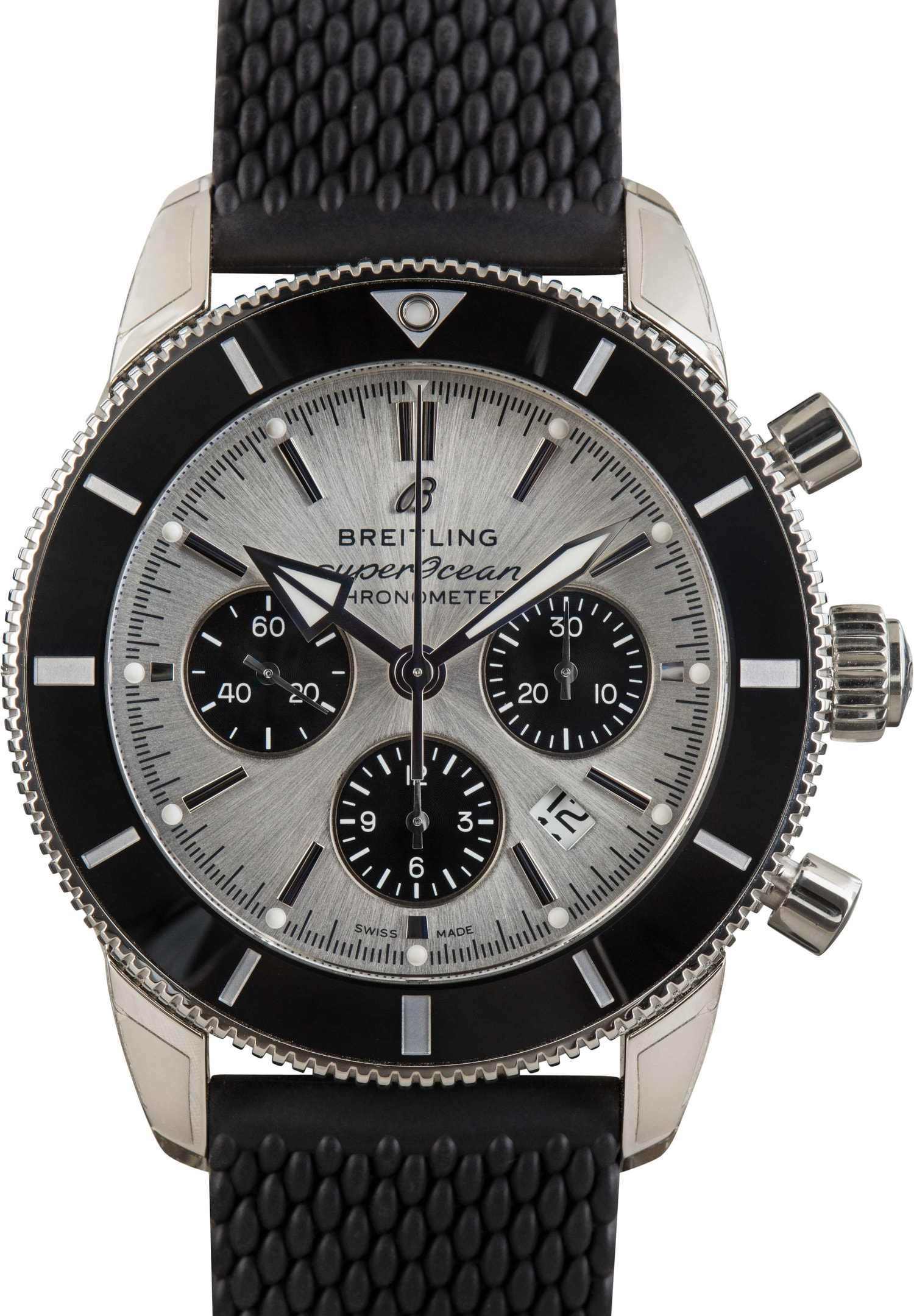 Breitling Superocean Heritage B01 Chronograph 44 Silver Dial