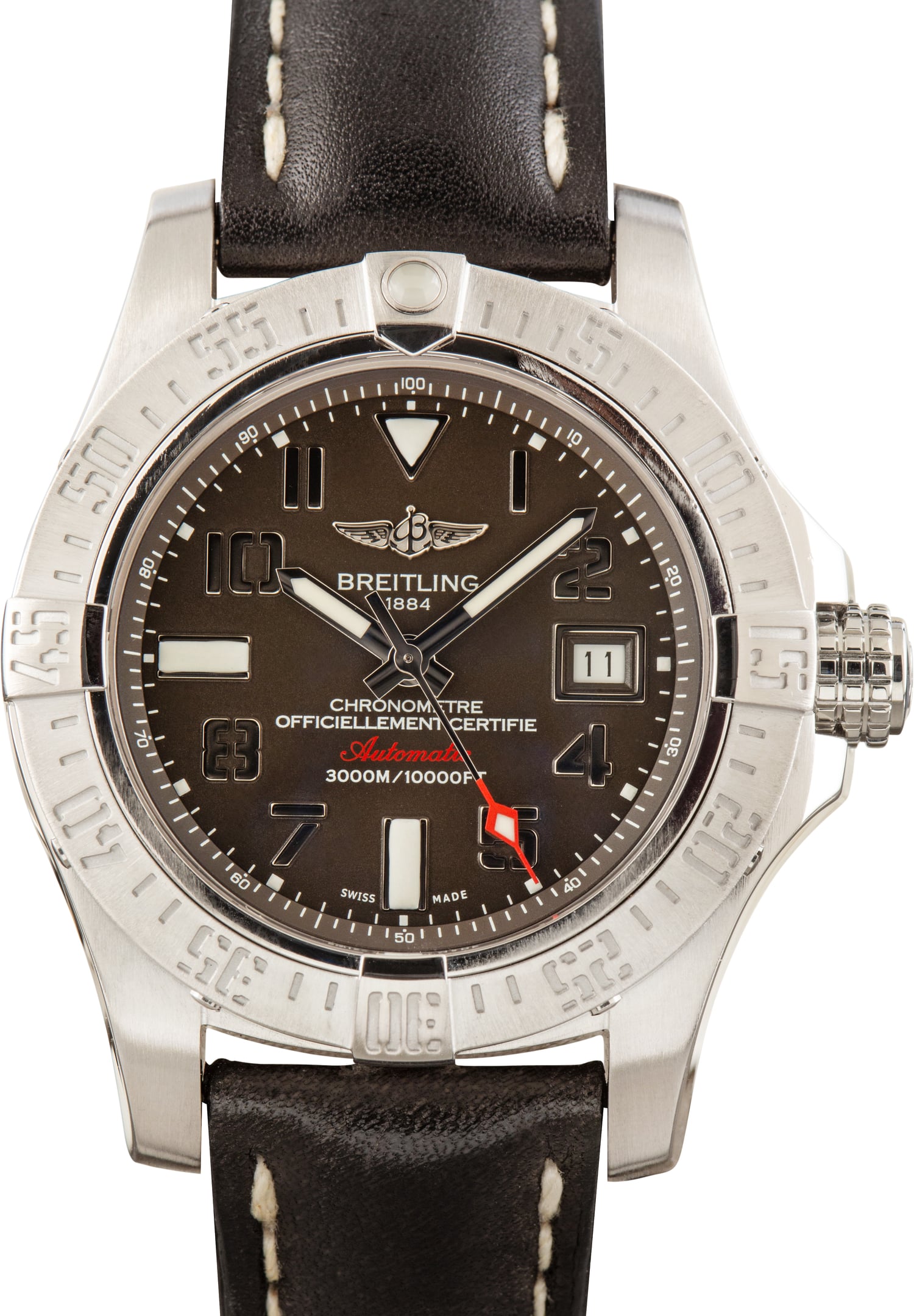 Per-Owned Breitling Avenger II Seawolf Grey Dial