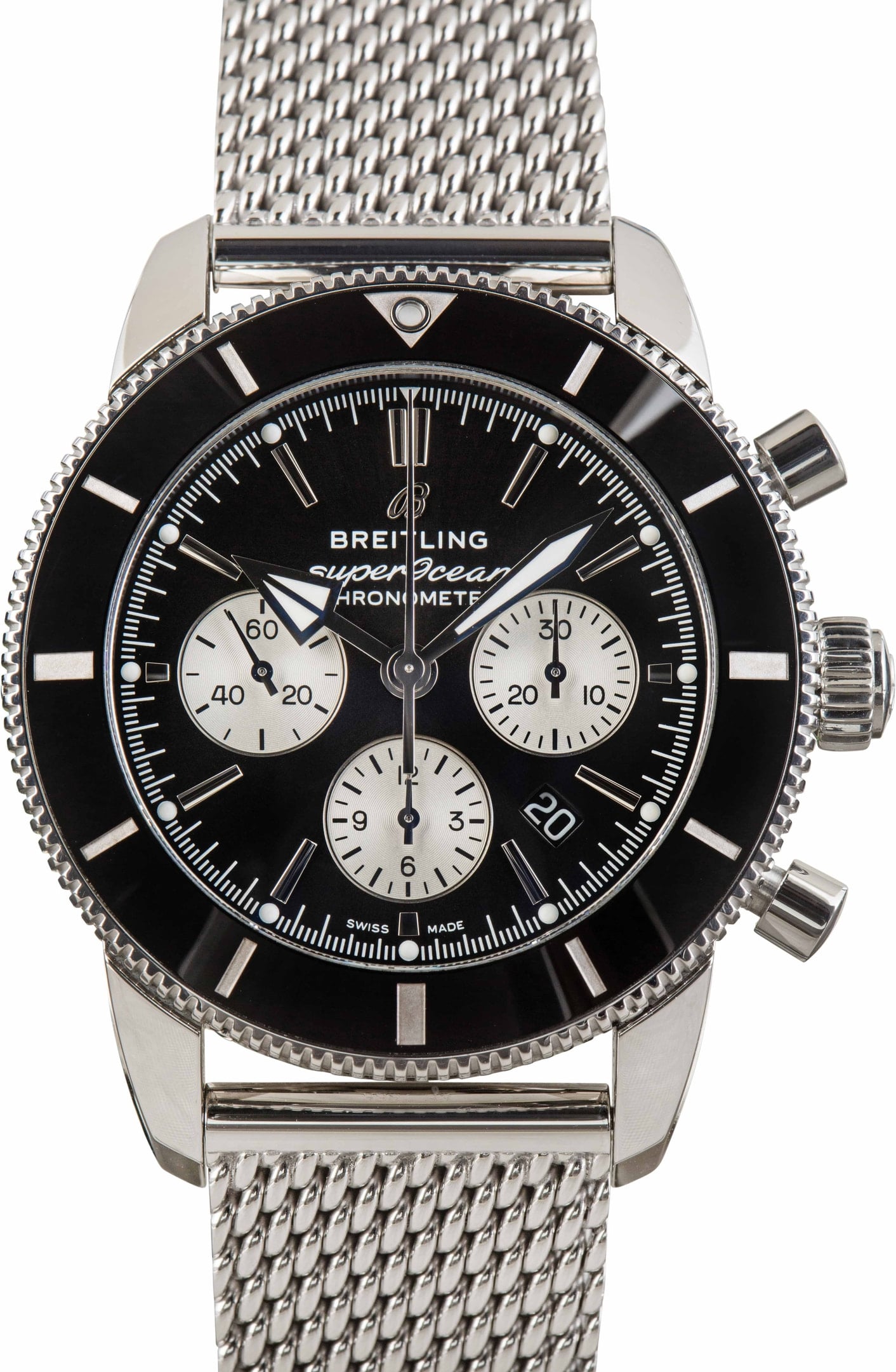Men's Breitling Superocean Chronograph 44 Black Dial