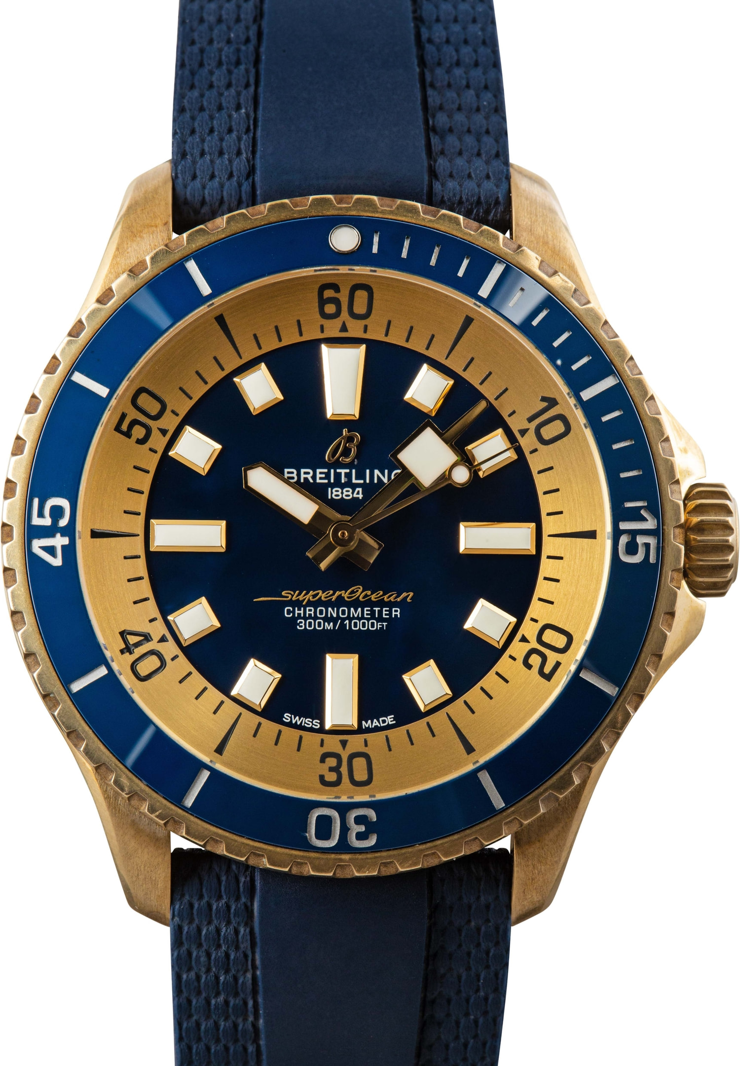 非売品　BREITLING 置き時計 zUsed-Breitling-Superocean-