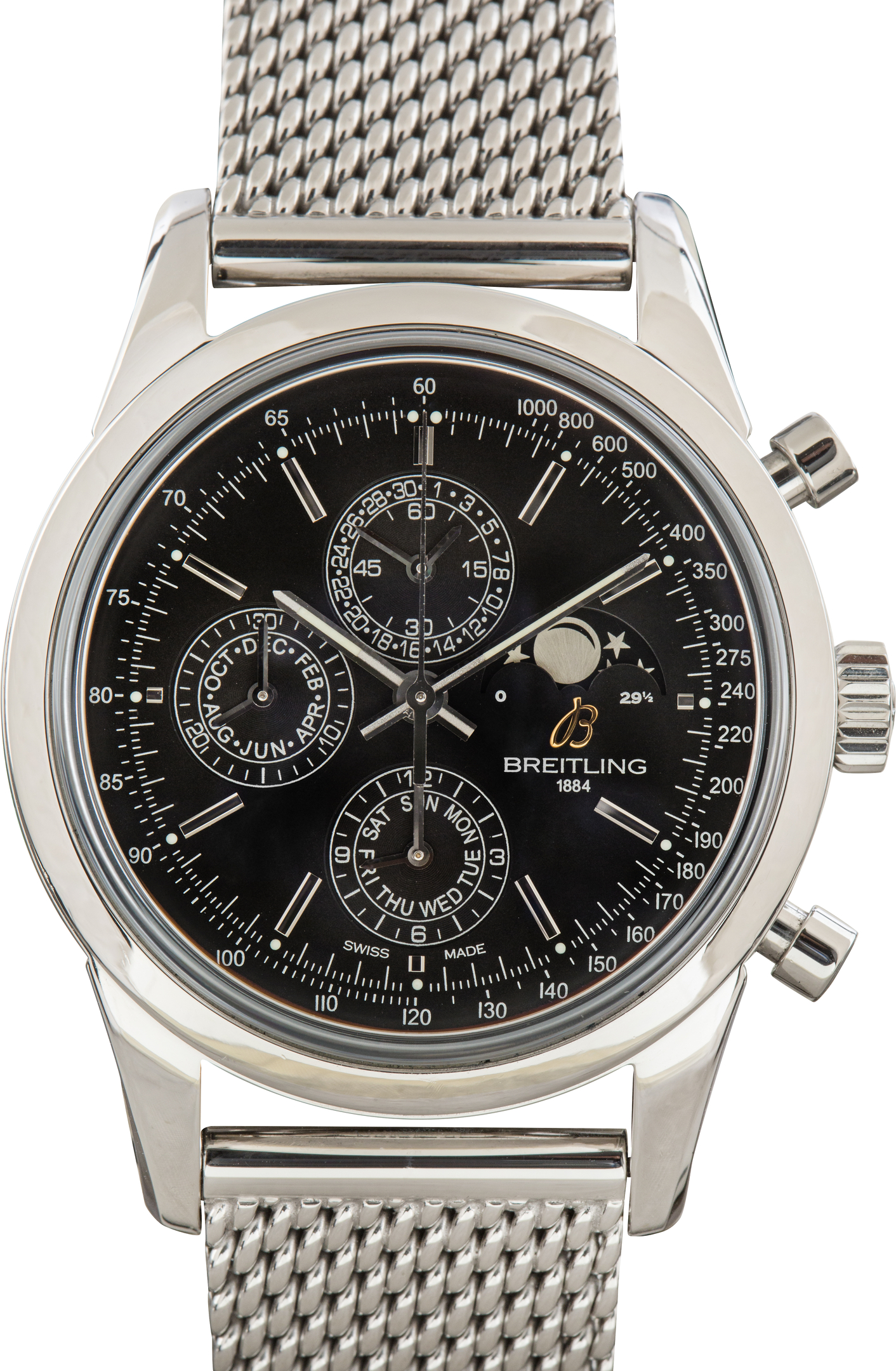 Used Breitling Transocean Chrono 1461 Black Dial