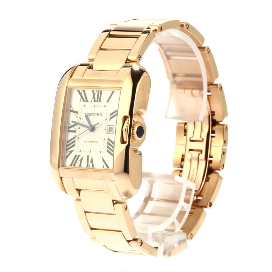 PreOwned Cartier Tank Anglaise W5310018 Yellow Gold