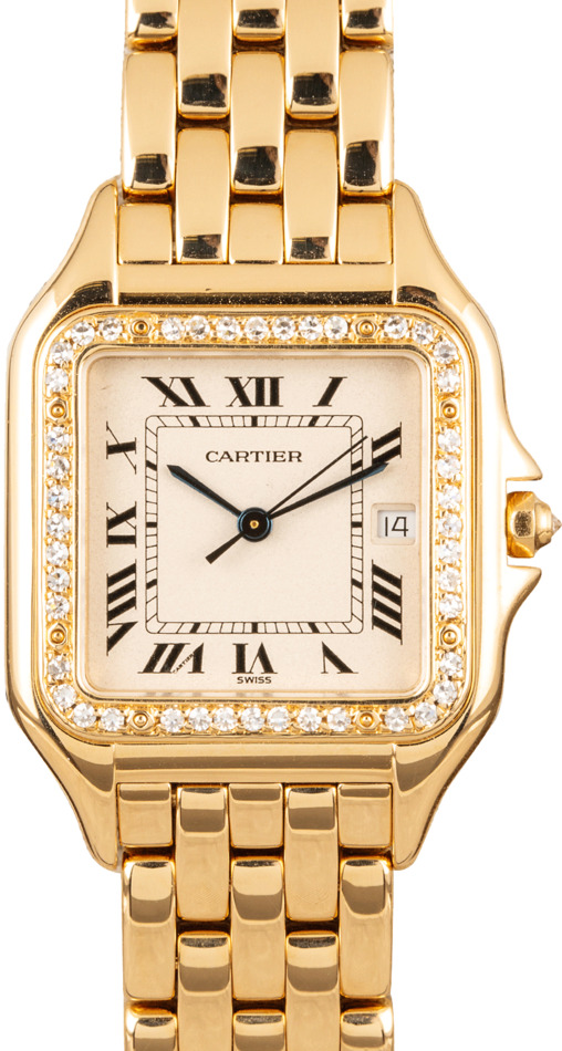 cartier panthere ladies quartz watch