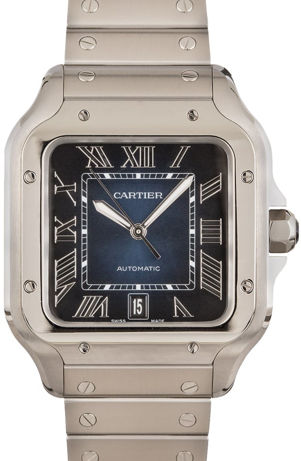 Cartier Santos de Cartier Blue Dial