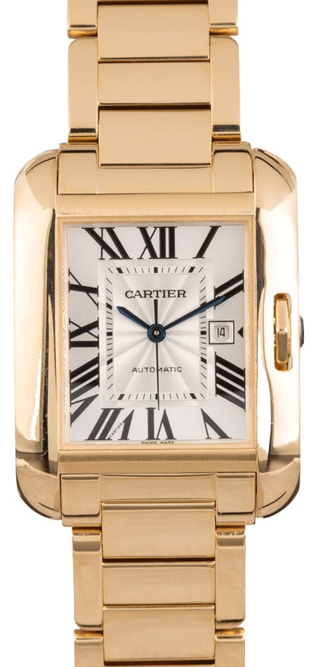 125141-1 Cartier Tank Anglaise W5310018 Yellow Gold
