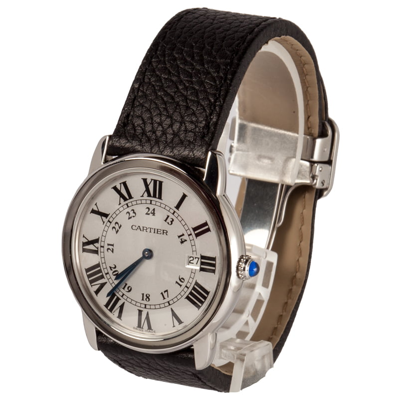 Pre-Owned Ronde Solo De Cartier Stainless Steel