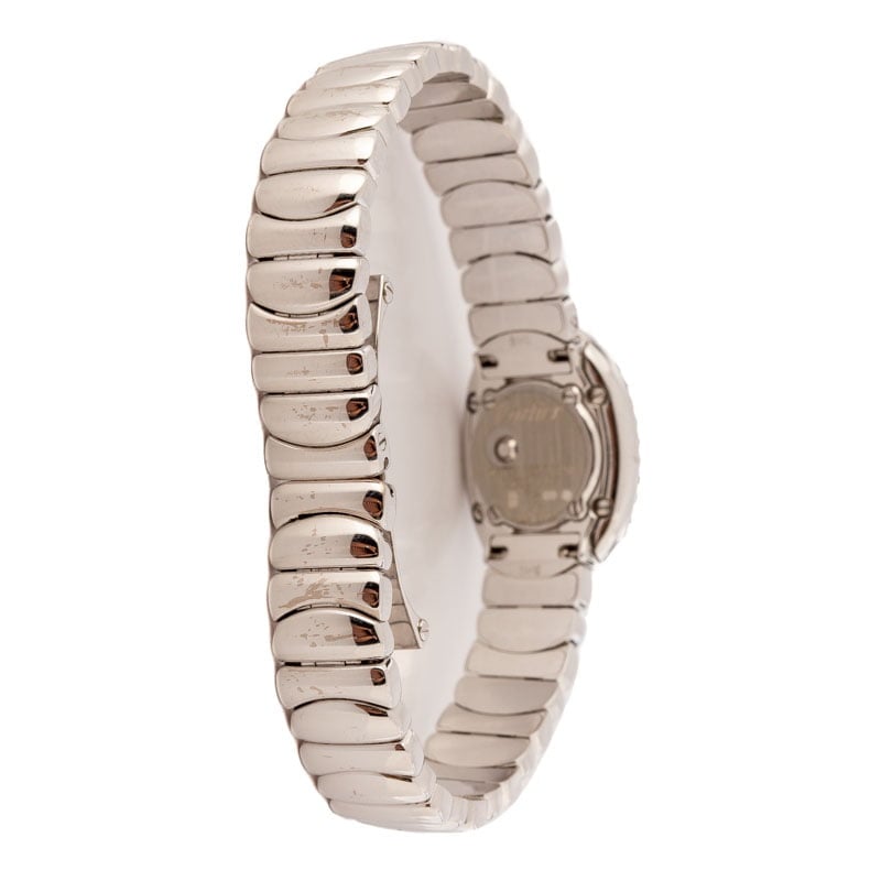 Ladies Cartier Baignoire 18k White Gold