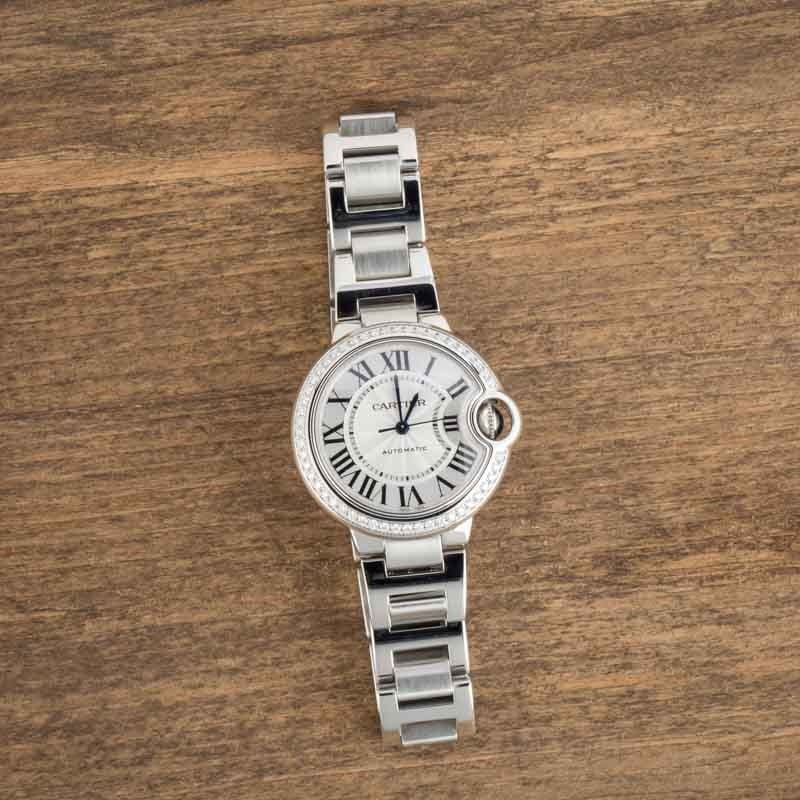 Cartier Ballon Bleu W4BB0023 Diamond Bezel