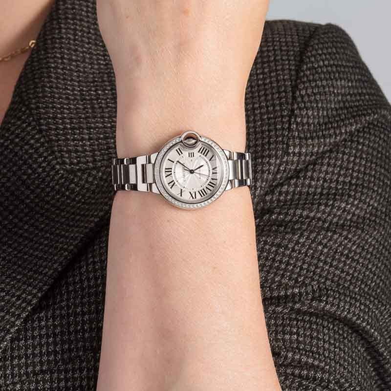 Cartier Ballon Bleu W4BB0023 Diamond Bezel