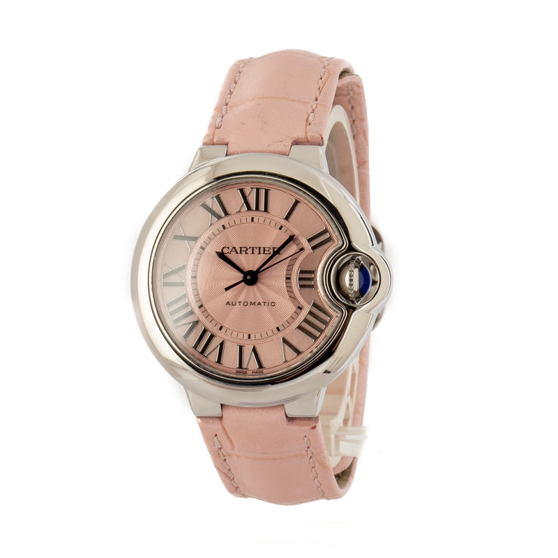 Cartier Ballon Bleu Pink Roman Dial