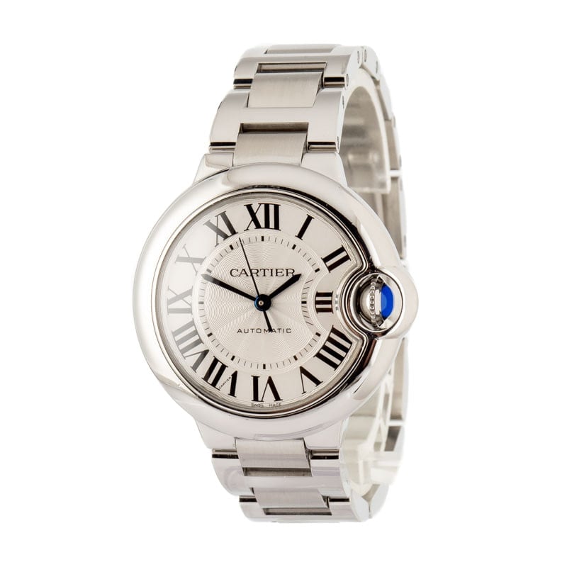 Ballon Bleu de Cartier Ref WSBB0044 Silver Roman Dial