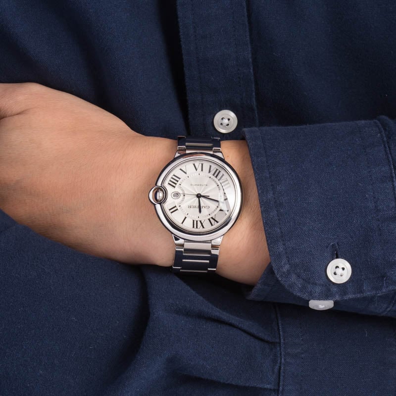 Pre-Owned Cartier Ballon Bleu Stainless Steel