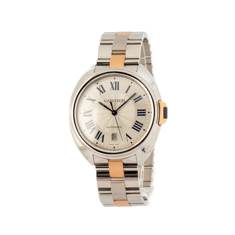 Cartier Cle De Cartier Stainless Steel & 18k Rose Gold