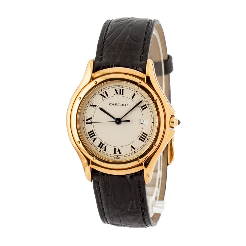 Pre-Owned Cartier Cougar 18k Yellow Gold
