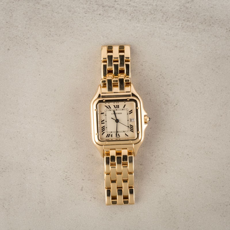 Ladies Cartier Panthere de Cartier 18k Yellow Gold