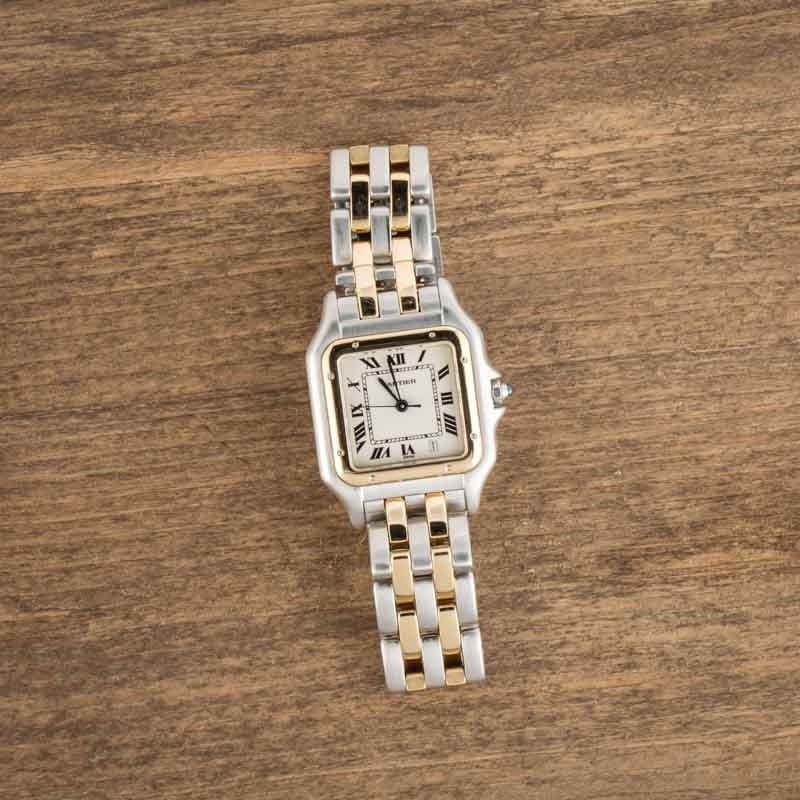 Cartier Panthere Ref W25028B6 Steel & Yellow Gold