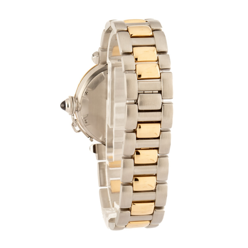 Pasha De Cartier Steel & Yellow Gold