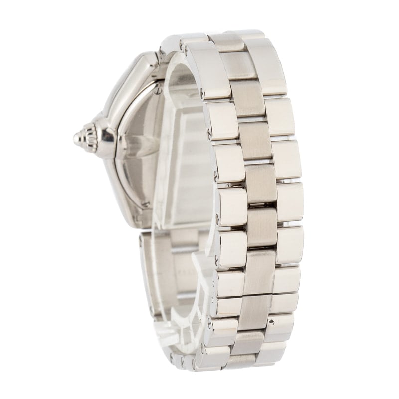 Used Cartier Roadster Silver Roman Dial