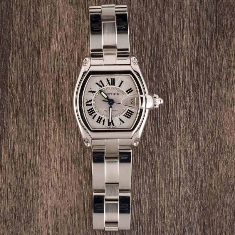 Mens Cartier Roadster Stainless Steel