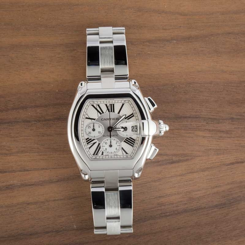 Cartier Roadster W62019X6 XL Stainless Steel