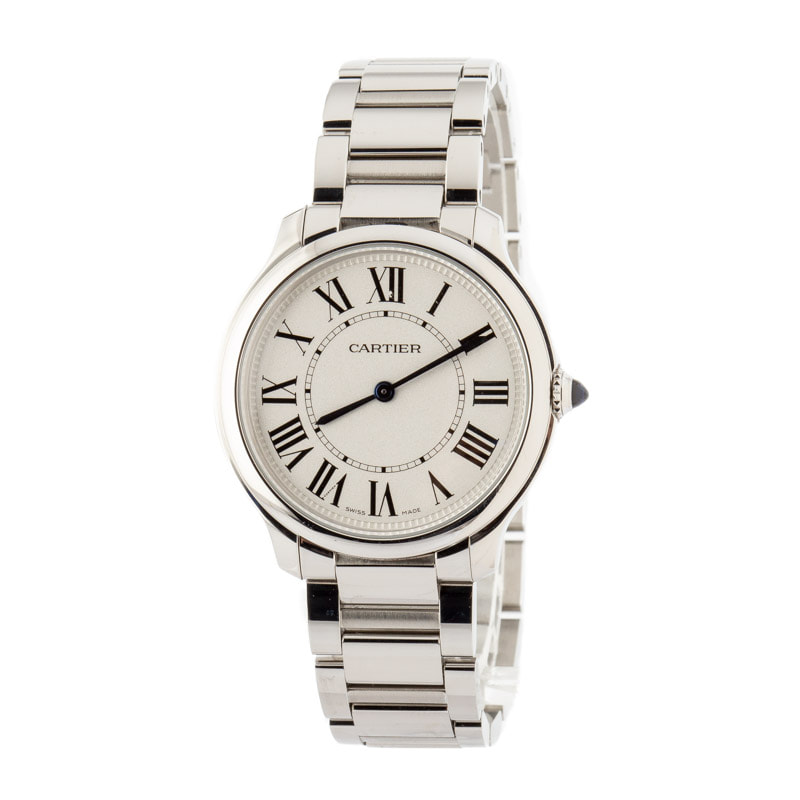 Ronde Must De Cartier Ref WSRN0034 Stainless Steel