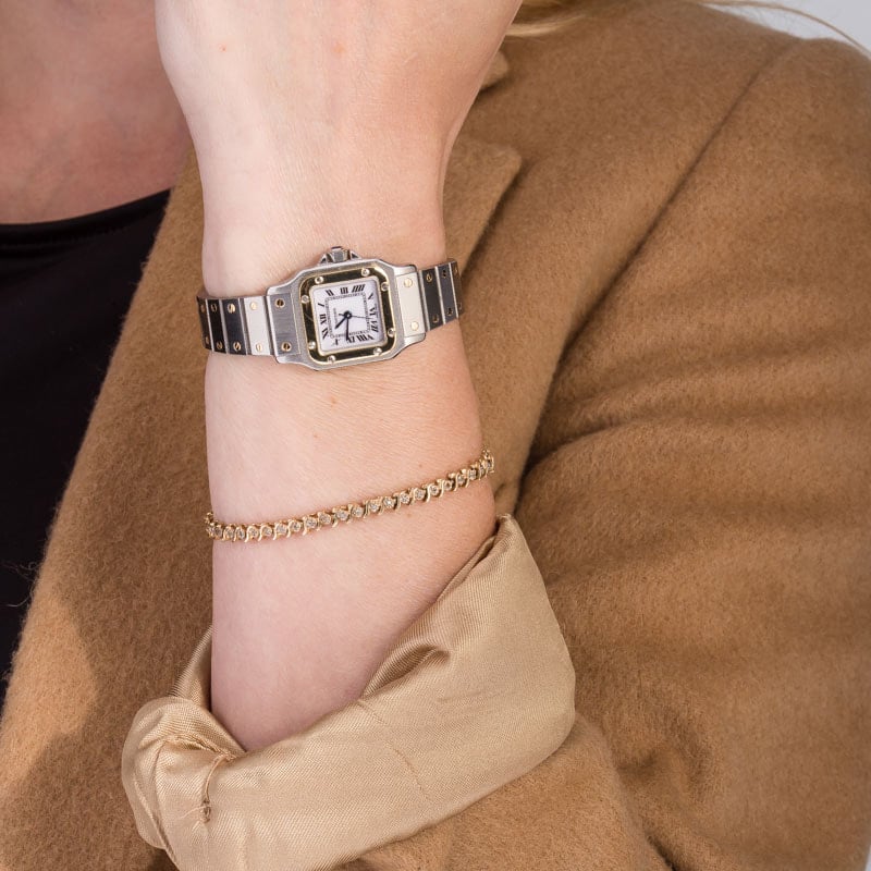 Cartier Santos de Cartier Steel & Gold