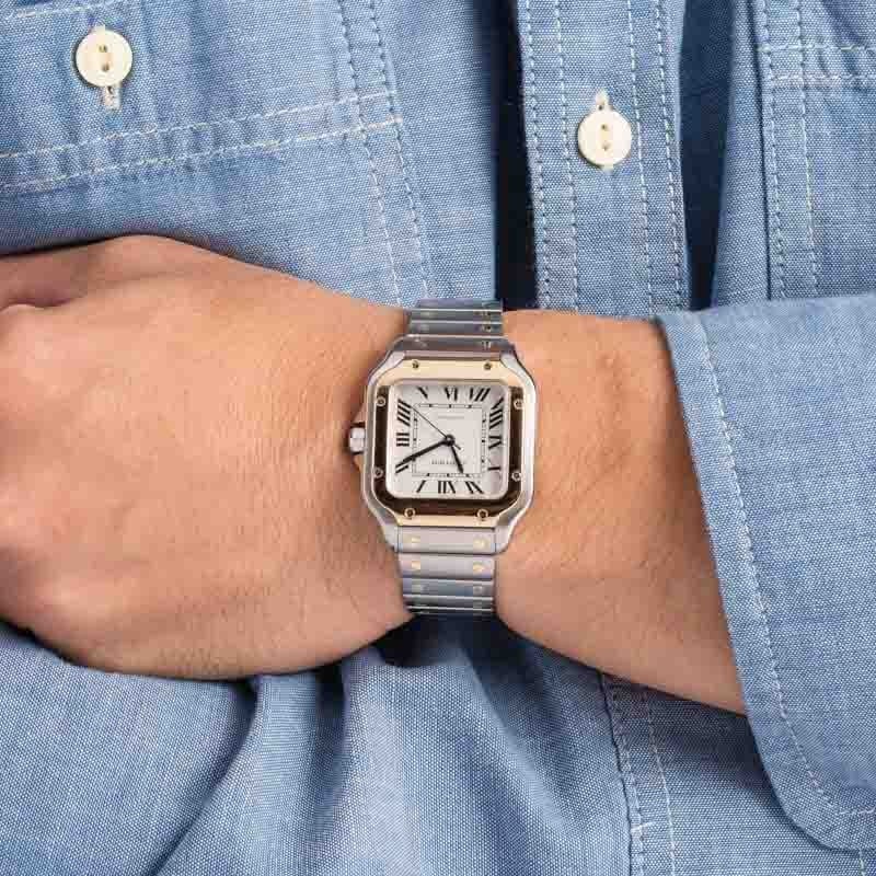 Cartier Santos de Cartier W2SA0007 Steel & Gold