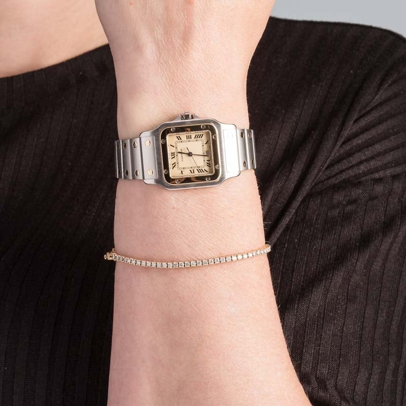 Cartier Santos Galbee W20011C4 Two Tone