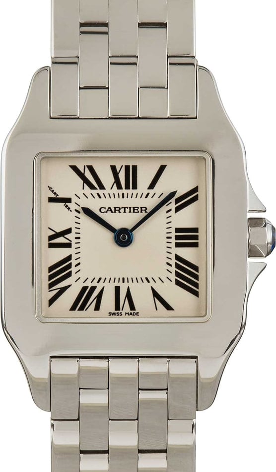 Cartier santos ladies watch pre 2025 owned