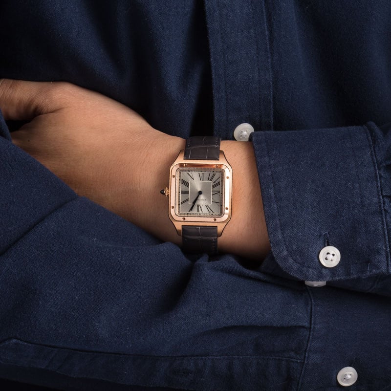 Cartier Santos Dumont Rose Gold