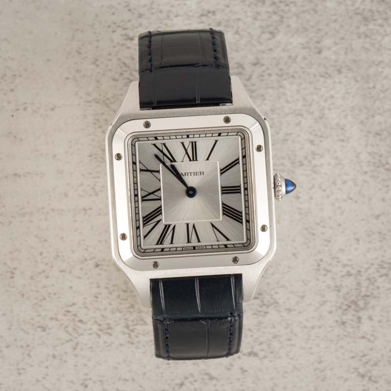 Pre-Owned Cartier Santos Dumont Stainless Steel