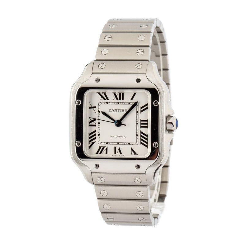 Cartier Santos Stainless Steel Medium Model