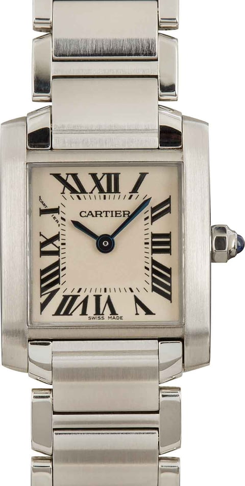 Ladies Cartier Tank Francaise Roman Dial